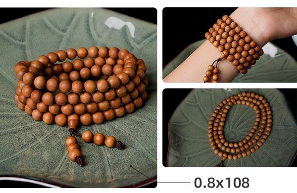 Sandalwood Mala Bracelet - Image 4