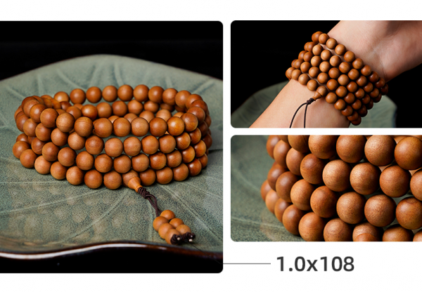 Sandalwood Mala Bracelet - Image 5